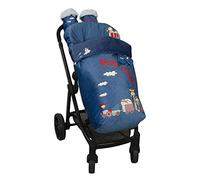 Chancelière universelle avec couvre-pieds en polaire, amovible avec fermeture éclair. Lavable en machine. (Train)