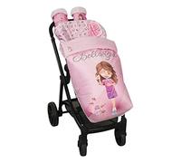 Chancelière universelle avec couvre-pieds en polaire, amovible avec fermeture éclair. Lavable en machine. (Beauty Girl)