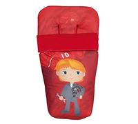 Chancelière universelle avec couvre-pieds polaire, amovible avec fermetures éclair, lavable en machine