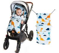 Chancelière Universelle Buggysnuggle en Fourrure pour Poussette, 2 en 1, pour Garder bébé au Chaud et au Sec, Motif Jurassic Roar