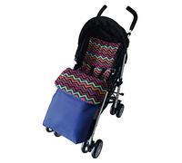 Chancelière universelle imperméable pour bébé avec doublure en polaire Bleu