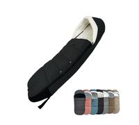 Chancelière universelle pour poussette Babyzen YOYO/YOYO2 et Bugaboo, base en tissu imperméable, facile à nettoyer, chaude (standard, noir)