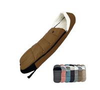 Chancelière universelle pour poussette Babyzen YOYO/YOYO2 et Bugaboo, base Oxford imperméable, facile à nettoyer, chaude (standard, caramel)