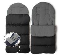Chancelière universelle pour poussette, confortable, chaude, couvre-jambe pour l’hiver, coupe-vent, sac de couchage, housse de siège en coton pour poussette