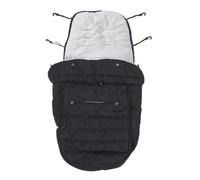 Chancelière Universelle pour Poussette, réglable, verrouillable, Coupe et Confortable, Accessoire Essentiel pour l'hiver, en Coton Doux, 40 x 85 cm (Noir)