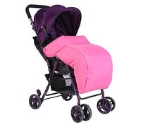 Chancelière universelle pour poussette, sac de couchage coupe-vent imperméable et confortable pour poussette, landau, extérieur (noir)