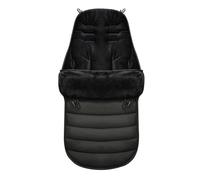 Chancelière Universelle Poussette, Chanceliere Bebe Poussette bebe confort, Chancelière Poussette avec Fermetures Éclair, Doublées Polaire Chancelières pour Landau, Lavable et Détachable (Noir 2)
