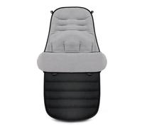 Chancelière Universelle Poussette, Chanceliere Bebe Poussette bebe confort, Chancelière Poussette avec Fermetures Éclair, Doublées Polaire Chancelières pour Landau, Lavable et Détachable (Gris)