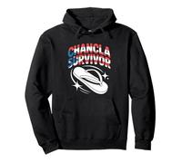 Chancla Survivor Funny Porto Rico Latinx Family Humour Sweat à Capuche