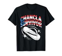 Chancla Survivor Funny Porto Rico Latinx Family Humour T-Shirt