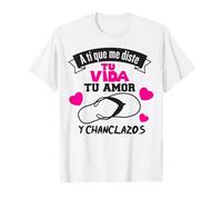 Chancla Survivor Funny Sarcastic Vintage Latino T-Shirt