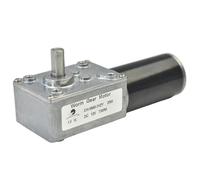 CHANCS 12V 8mm Shaft 7RPM Turbine Worm Motor Metal Gear Reversible Geared Motor for Paper Towers,Dispensers Shredders