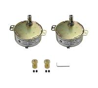 CHANCS 2PCS TYC-50 Moteur Synchrone Platine Moteur 60HZ 5-6RPM 220V Avec Moteur 7mm Platine Moteur Boîte De Vitesses Moteur Pour Platine Électrique Cheminée