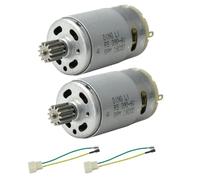 CHANCS 2PCSRS390 Moteur électrique DC 6V 18000RPM 12 dents d'engrenage pour Toy Car Accessory avec Replace RS-380