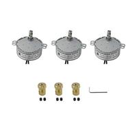 CHANCS 3PCS Moteur synchrone pour tourne-disque motorisé TYC-50 220V 2.5-3RPM Moteur synchrone avec alésage de 7 mm Flexible Arbre Flexible Accouplement Coupleur Kit de connecteur pour Air