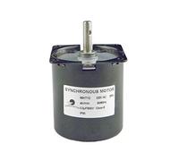 CHANCS 68KTYZ Moteur électrique Barbecue Couple élevé 220V AC 60r/min Couple 6Kgf.cm Engrenage métallique pour table tournante de rôtisserie