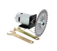 CHANCS 775 Moteur DC 12V / 24V scie circulaire à couple élevé avec pince de lame de scie et lame de scie