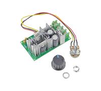 CHANCS Contrôleur de Vitesse PWM pour Moteur DC 10V-60V 20A avec Module de contrôle de Moteur et Interrupteur de Pilote réglable