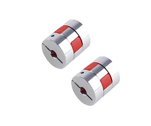 CHANCS D20 L25 Plum Model Motor Shaft Coupling Flexiable Aluminium Inner Diameter 5mm to 5mm for 3D Printer DIY Encoder CNC Router Machine 2PCS