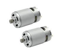 CHANCS Lot de 2 micro moteurs à engrenages RS550 CC 18 V avec moteur de rechange à 12 dents pour perceuse et outils électriques