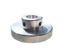 CHANCS Mini-roue à main en alliage d'aluminium 50mm OD 12mm alésage Mini-roue à main mécanique pour tourneur/fraiseur