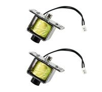 CHANCS Mini Solenoïde push-pull 12 V DC électroaimant course 5 mm pour batterie externe partagée 2 pièces