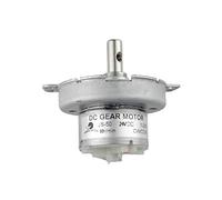 CHANCS Moteur à courant continu réduit 24 V 10 tr/min, moteur électrique POM, boîte de vitesses en plastique.