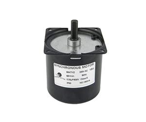 CHANCS Moteur à engrenages synchrone à aimant Permanent 60KTYZ 220V 8-10RPM CW/CCW 23Kgf.cm Mini moteur électrique à boîte de vitesses