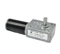 CHANCS Moteur à vis sans fin 12V 470RPM DC 8mm Shaft self-locking Motor for turnstiles,Curtain machines
