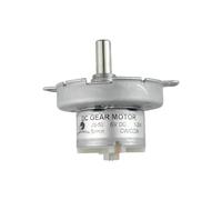 CHANCS Moteur électrique à engrenage 6 V 5 RPM D-Shaft POM Boîte de vitesses en plastique…