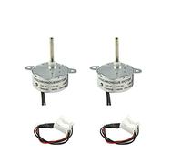 CHANCS Moteur synchrone TYC-40 DC 12 V 5 RPM Longueur de l'axe intérieur 33 mm pour décoration de Noël 2PCS