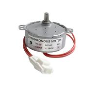 CHANCS Moteur synchrone TYC-50 24V AC 1/1.2RPM CW 4W Petit moteur électrique tournant pour bac à litière pour chat