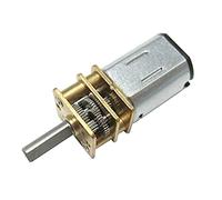 CHANCS N20 Moteur DC avec boite de vitesse 3V 400RPM Longueur de l'arbre 10mm Petit moteur pour les jouets à roue de robot DIY
