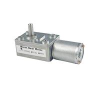 CHANCS Réducteur d'inversion 370WG DC Moteur à engrenage sans fin 6V DC 10tr/min Vitesse ajustée pour pièces de bricolage