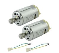 CHANCS RS390 2PCS Moteur électrique DC 6V 14000RPM 12 dents pour Toy Car Accessory avec Replace RS-380