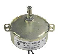 CHANCS TYC-50 Moteur synchrone 12V AC 0.8/1RPM CW Moteur à couple élevé 4W Petit moteur de ventilateur Couple 14kg.cm