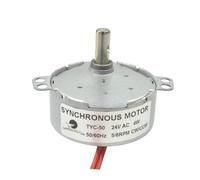 CHANCS TYC-50 Moteur synchrone 24V AC 5-6RPM CW/CCW 4W Moteur de ventilateur à engrenages pour buratti