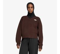 Chandail adidas Essentials Knit V-Neck Sweatshirt Long Sleeve Aurora Coffee S