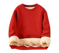 Chandail chaud et mignon pour femme avec doublure en polaire pour temps froid, tenues thermiques solides, tendance, lourds, isolés, esthétiques, Backwoods Anime Y2K, entraînement fin pour femme, hiver