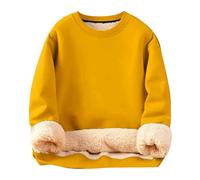 Chandail chaud et mignon pour femme avec doublure en polaire pour temps froid, tenues thermiques solides, tendance, lourds, isolés, esthétiques, Backwoods Anime Y2K, entraînement fin pour femme, hiver