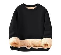 Chandail chaud et mignon pour femme avec doublure en polaire pour temps froid, tenues thermiques solides, tendance, lourds, isolés, esthétiques, Backwoods Anime Y2K, entraînement fin pour femme, hiver