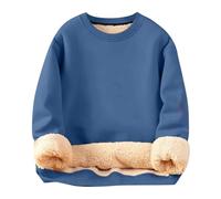 Chandail chaud et mignon pour femme avec doublure en polaire pour temps froid, tenues thermiques solides, tendance, lourds, isolés, esthétiques, Backwoods Anime Y2K, entraînement fin pour femme, hiver
