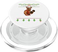 Chandail de noël Moche Fitness gaindeer Ho Ho Ho PopSockets PopGrip pour MagSafe