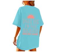 Chandail De Plage Femme Top Col Broderie Roulé Ete Epaule Pyjama Dorée Future Argentée Copine Crochet Évasée Brillante Américaine Geometrique Emmanchure Peinture Transparents