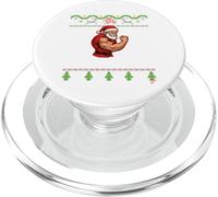 Chandail Laid de noël Fitness Ho Ho Hold The rep noël PopSockets PopGrip pour MagSafe