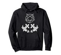 Chandail occulte pentagramme à l'envers cadeaux païens goth Sweat à Capuche