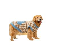 Chandails d'automne et d'hiver pour grands chiens, gilet chaud en polaire pour chien, capuche pour animal de compagnie, costume de Golden Retriever pour grand chien (bleu, taille 6XL)