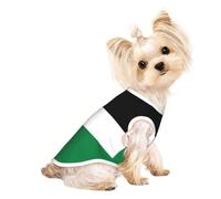 Chandails personnalisés pour chiens de petite et moyenne taille - Designs uniques, polaire polyester doux, parfait pour la récupération chirurgicale et le port quotidien Drapeau de Palestine M