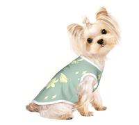 Chandails personnalisés pour chiens de petite et moyenne taille - Designs uniques, polaire polyester douce, parfaits pour la récupération chirurgicale et le port quotidien - Motif plante plate M