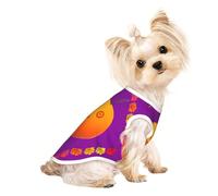 Chandails personnalisés pour chiens de petite et moyenne taille - Designs uniques, polaire polyester douce, parfaits pour la récupération chirurgicale et le port quotidien Couronne Happy Face M